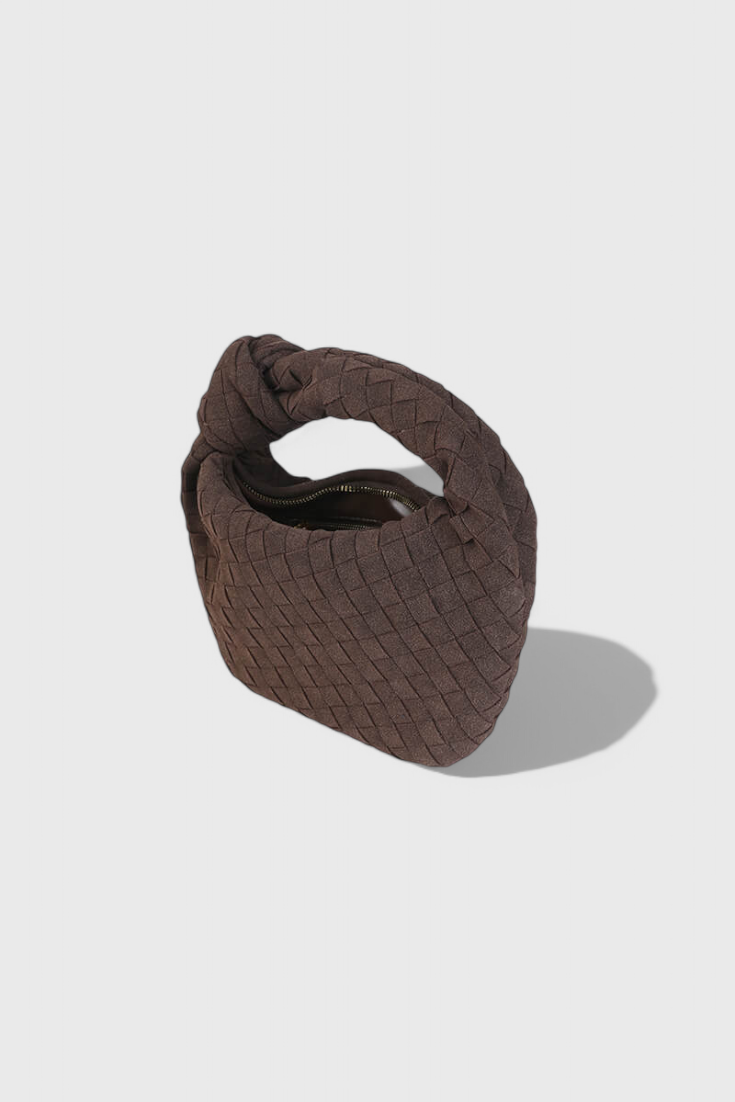Mini Bolso Trenzado Remi con Detalle de Nudo