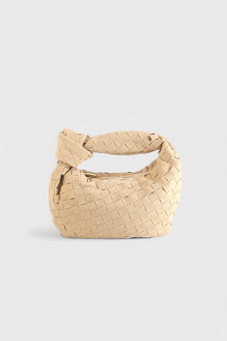 Mini Bolso Trenzado Remi con Detalle de Nudo