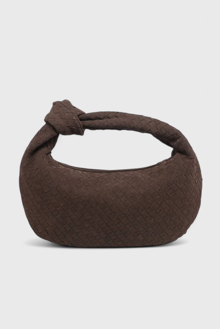Bolso Mediano Trenzado con Detalle de Nudo