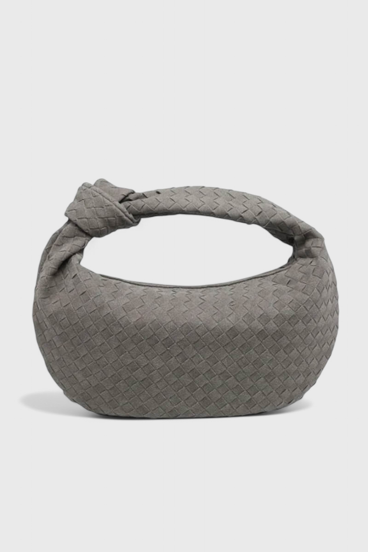 Bolso Mediano Trenzado con Detalle de Nudo