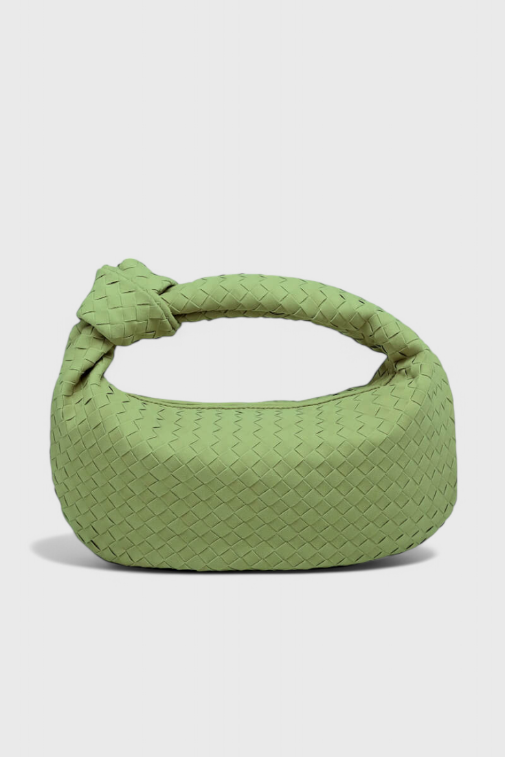 Bolso Mediano Trenzado con Detalle de Nudo