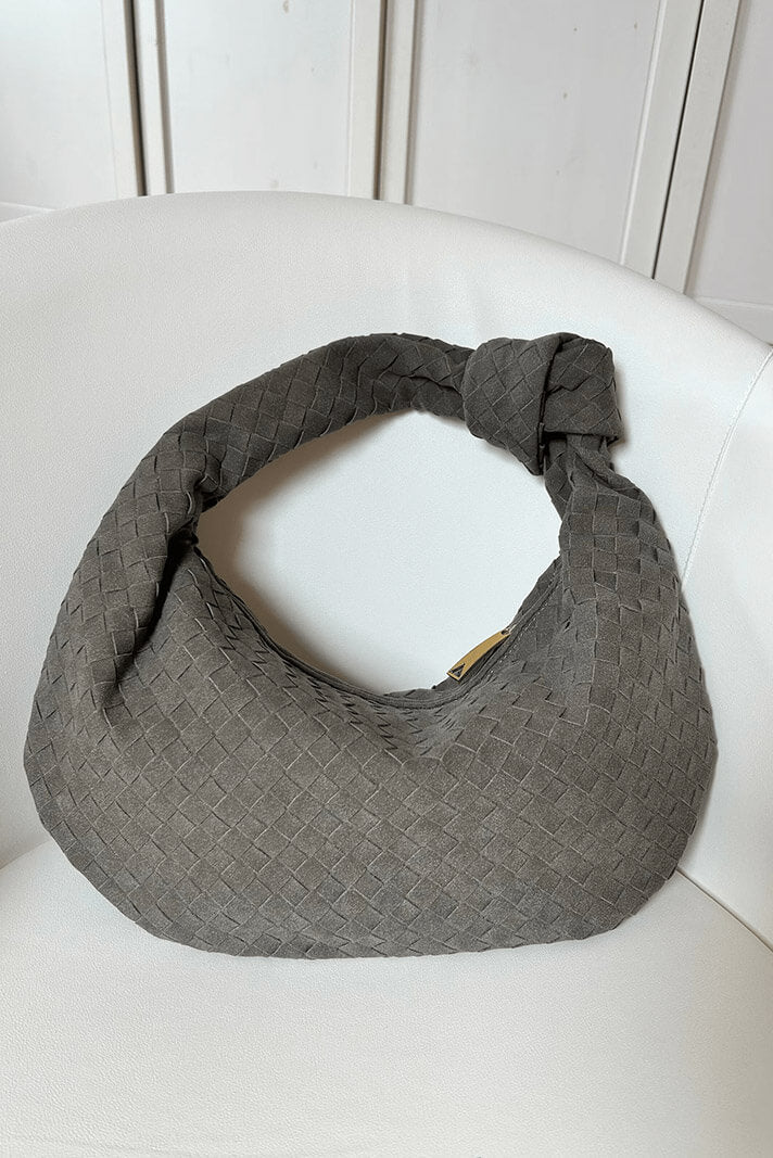 Bolso Mediano Trenzado con Detalle de Nudo