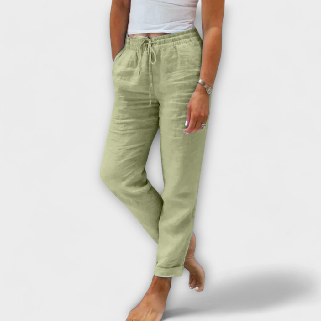 Stacy – Pantaloni leggeri in lino