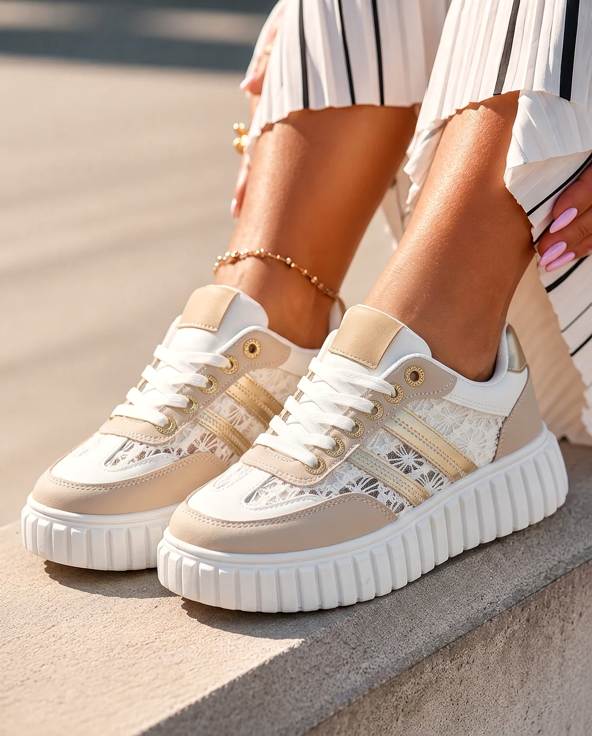 Zapatillas Tiny Beige