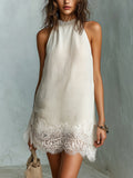 Vestido Corto en Halter