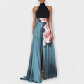 Natalie - Vestido Maxi Floral de Corte A