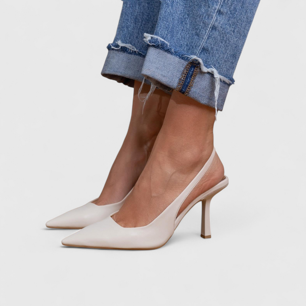 Tacones Ortopédicos de Piel Femeninos