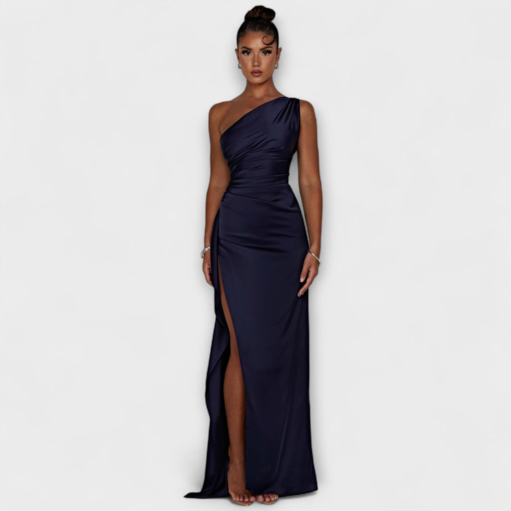Vestido maxi con un solo tirante