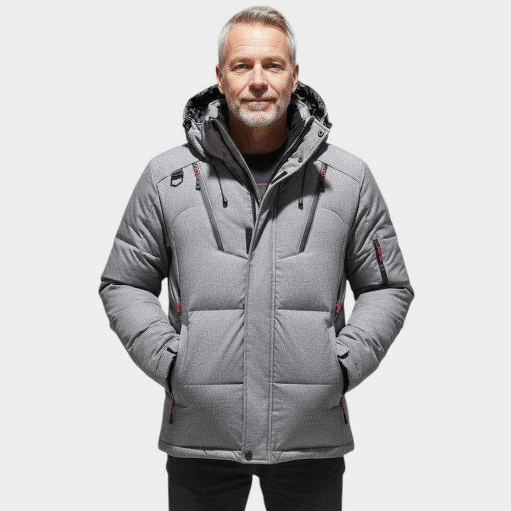 Chaqueta de invierno sólida para hombres