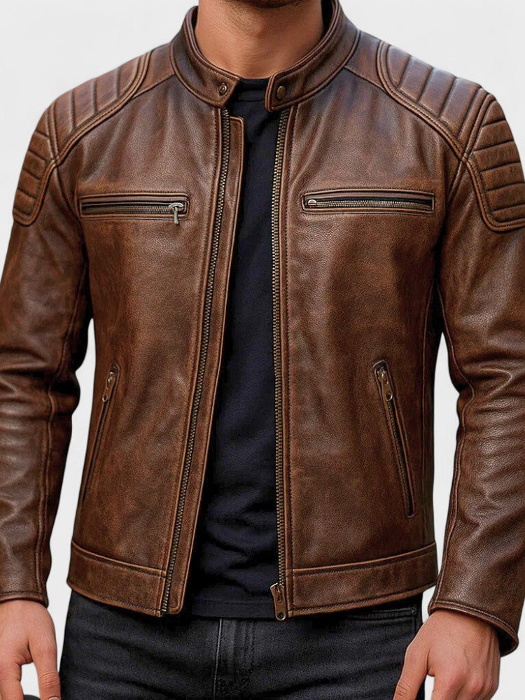 Chaqueta de cuero