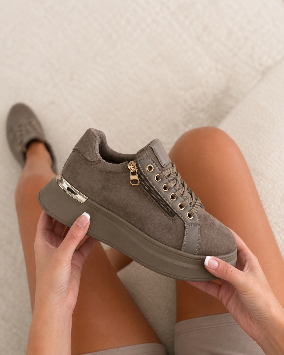 Zapatillas Basic Zip - Arena