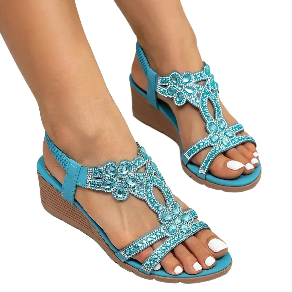 Tamara | Sandalias de cuña de lujo