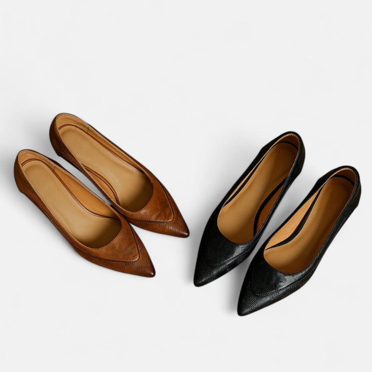 Amara | Zapatos de Mujer de Tacón Bajo de Piel