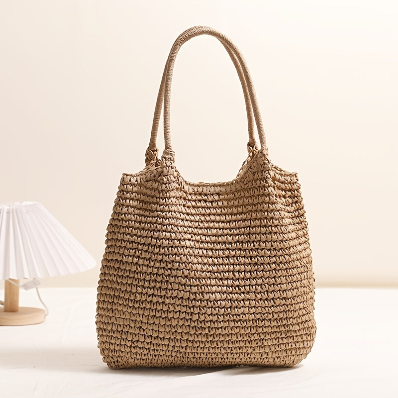 Marisol | Bolso de Asas de Paja Trenzada