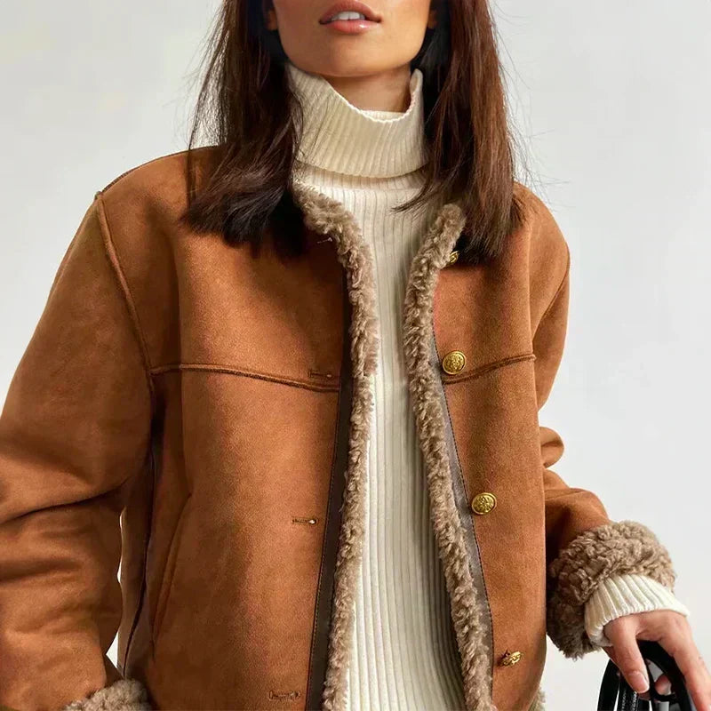 Chaqueta Acogedora Elegante Vivienne™