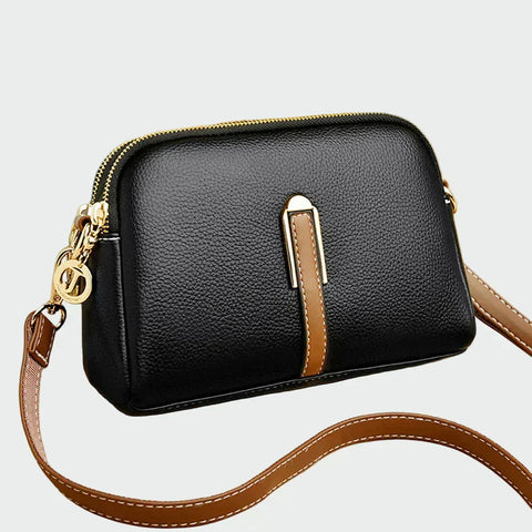 Bolso de Hombro de Piel Elegante