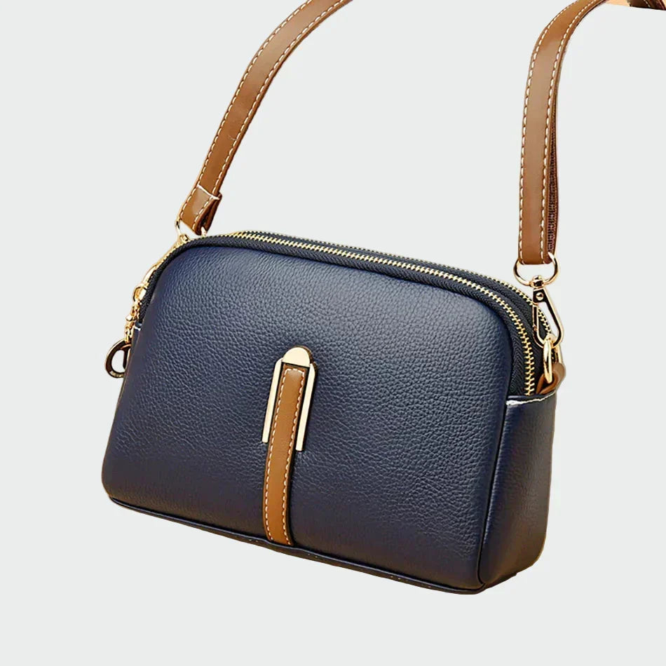 Bolso de Hombro de Piel Elegante