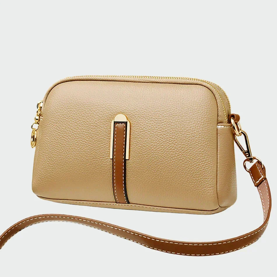 Bolso de Hombro de Piel Elegante