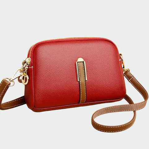 Bolso de Hombro de Piel Elegante