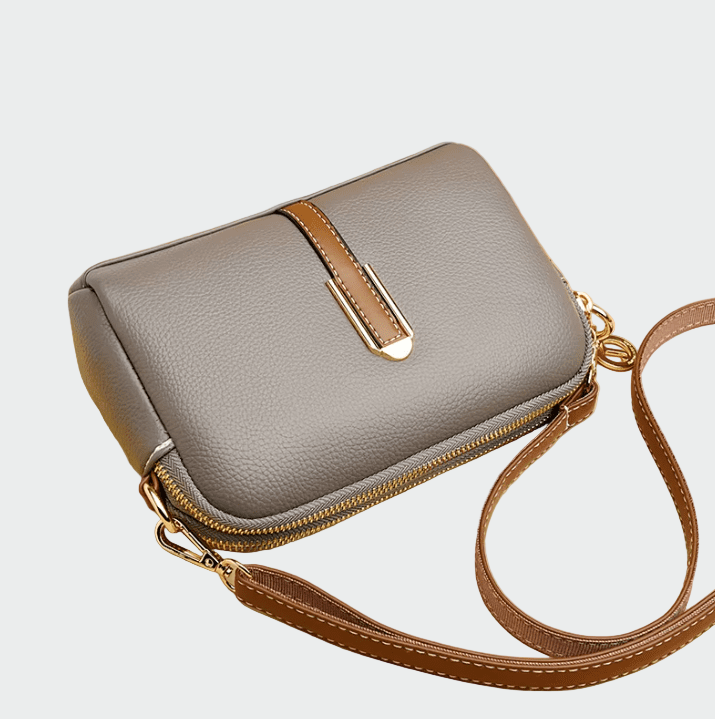 Bolso de Hombro de Piel Elegante