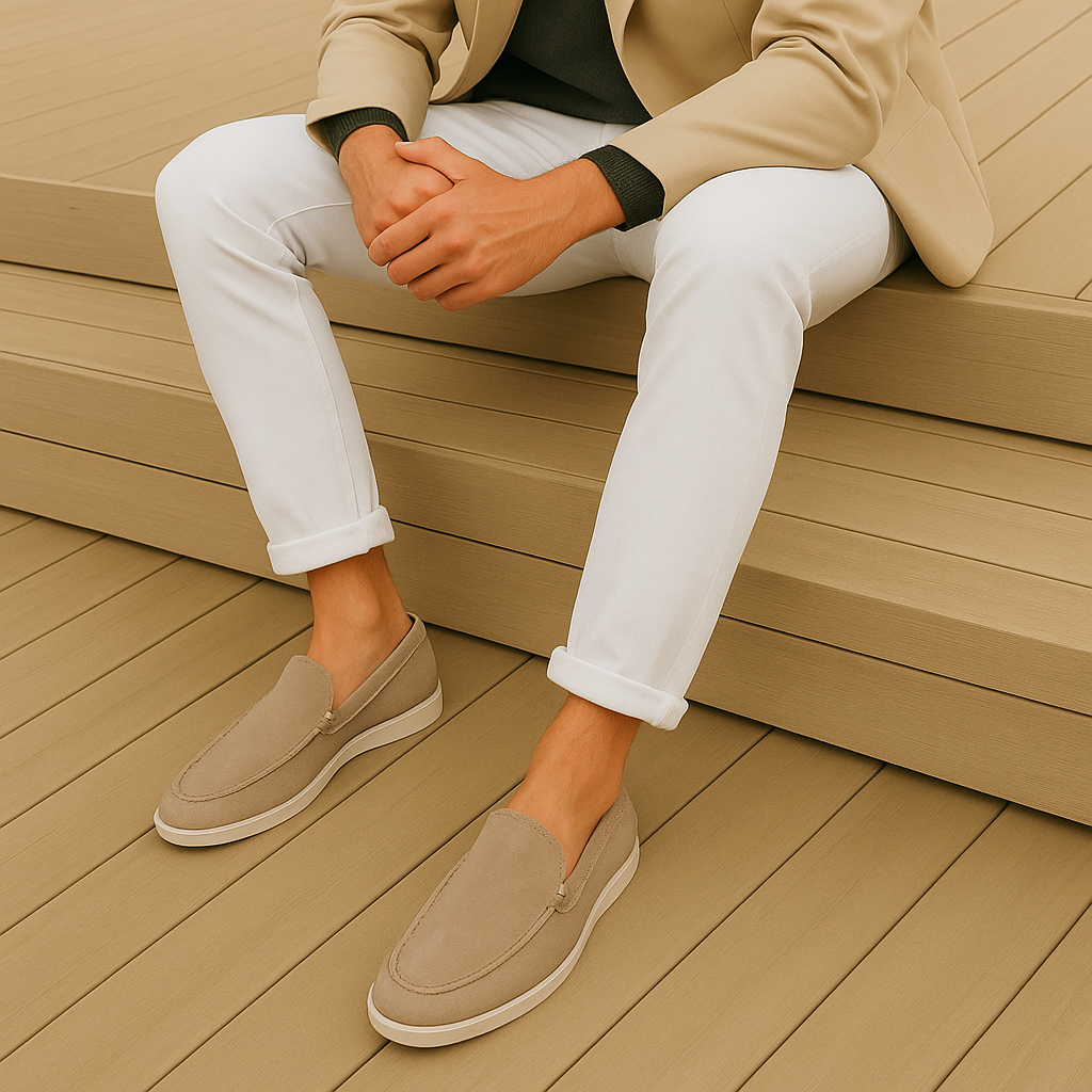 Lusso | Elegantes mocasines de ante