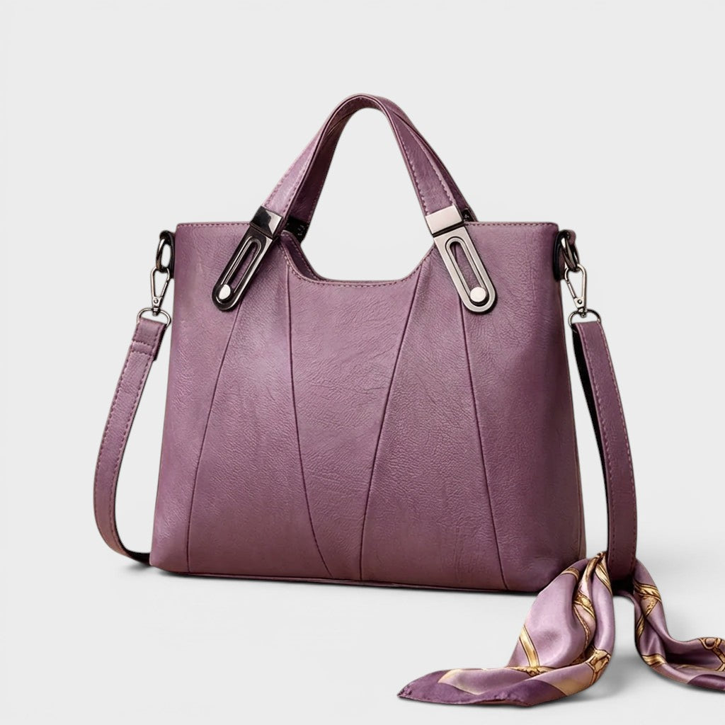Milena - Elegante Bolso de Mano de Piel