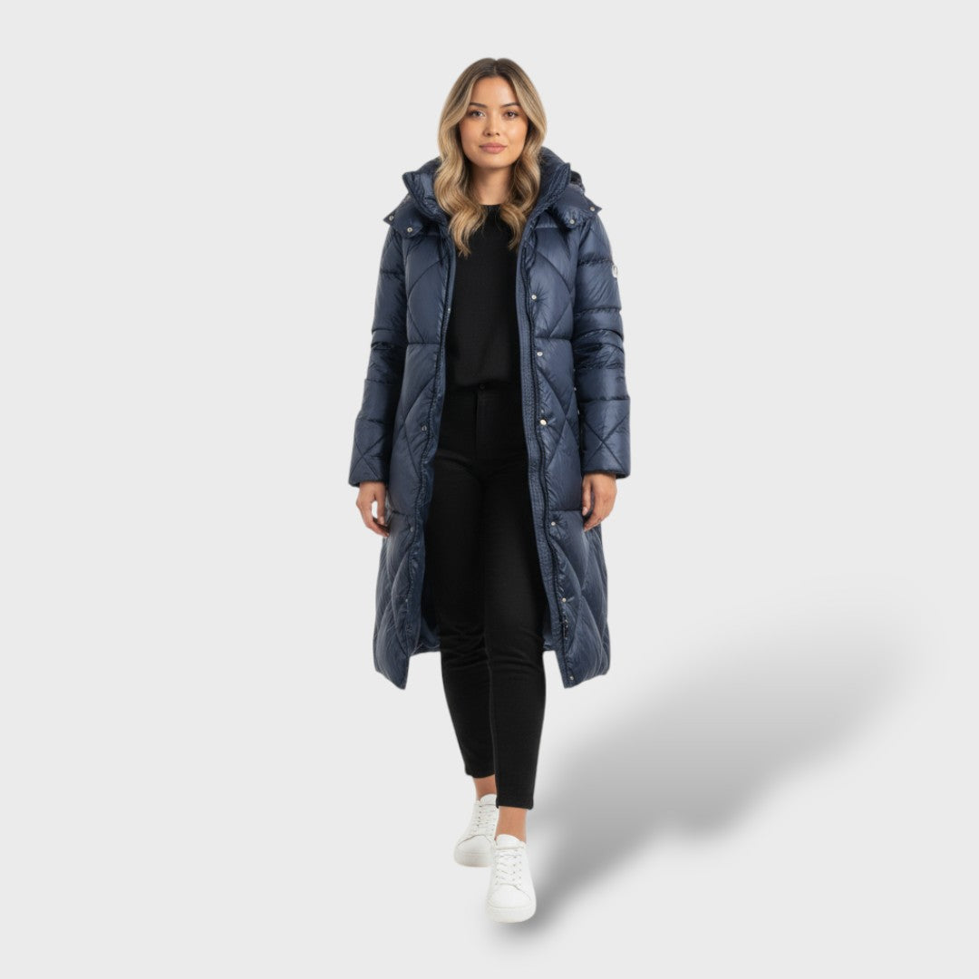 Chaqueta acolchada de algodón elegante para mujer