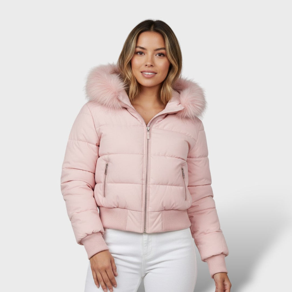 Chaqueta acolchada de invierno elegante para mujer