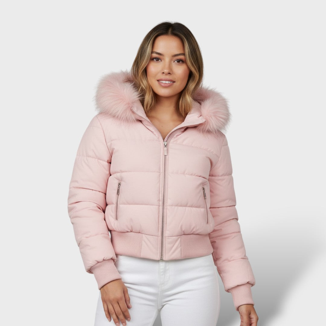Chaqueta acolchada de invierno elegante para mujer