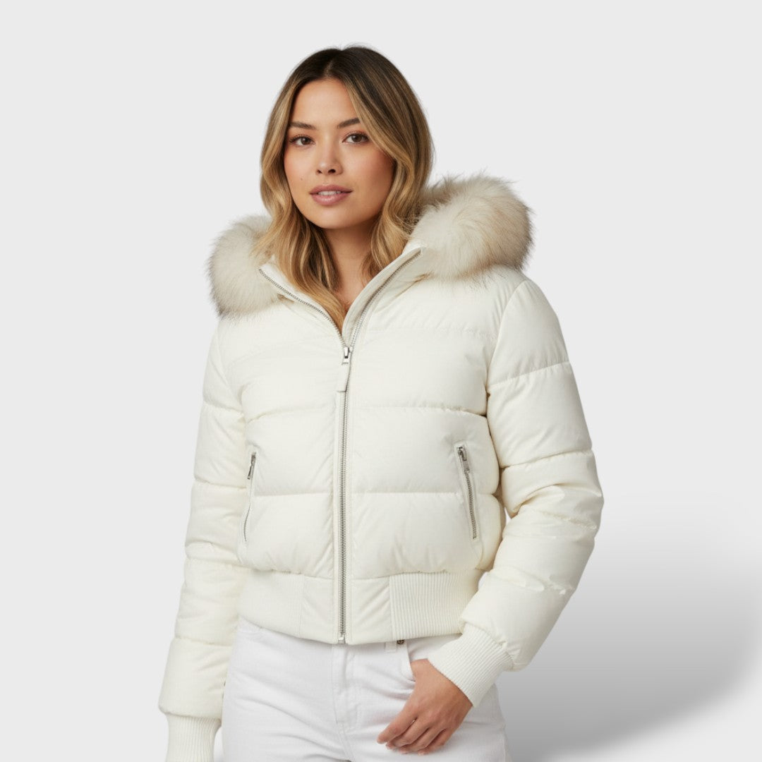 Chaqueta acolchada de invierno elegante para mujer