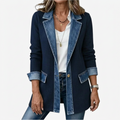 Chaqueta de Punto Acanalado con Ribete en Contraste Miriam™