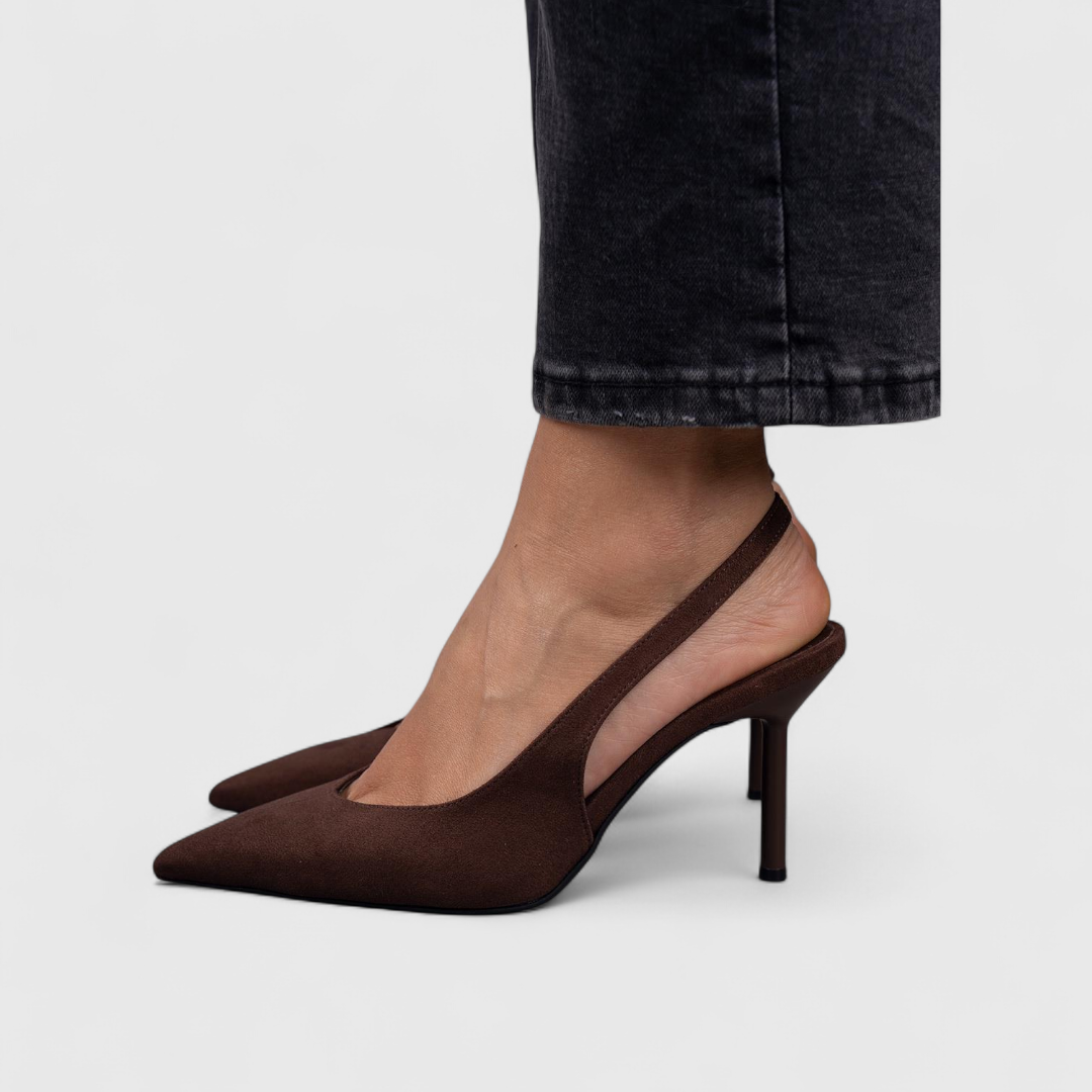 Tacones Ortopédicos de Piel Femeninos