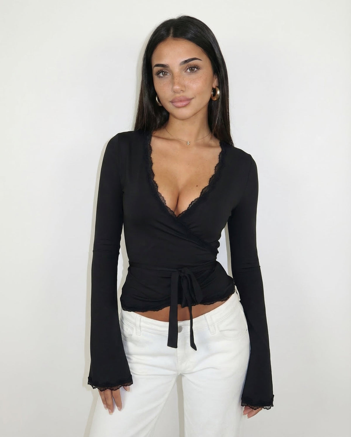 ISABEL | Top Wrap Encaje