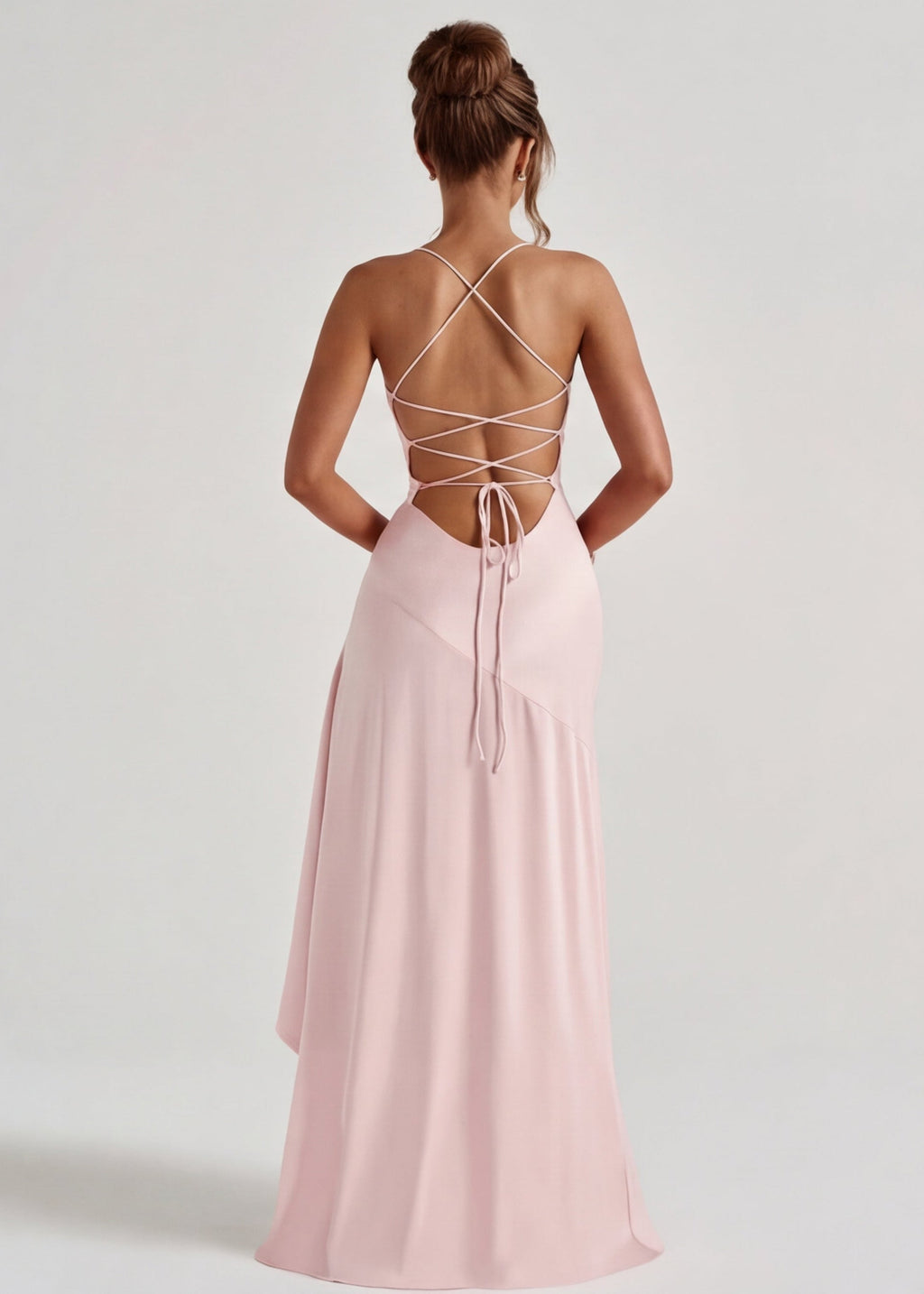 Aria | Vestido largo drapeado