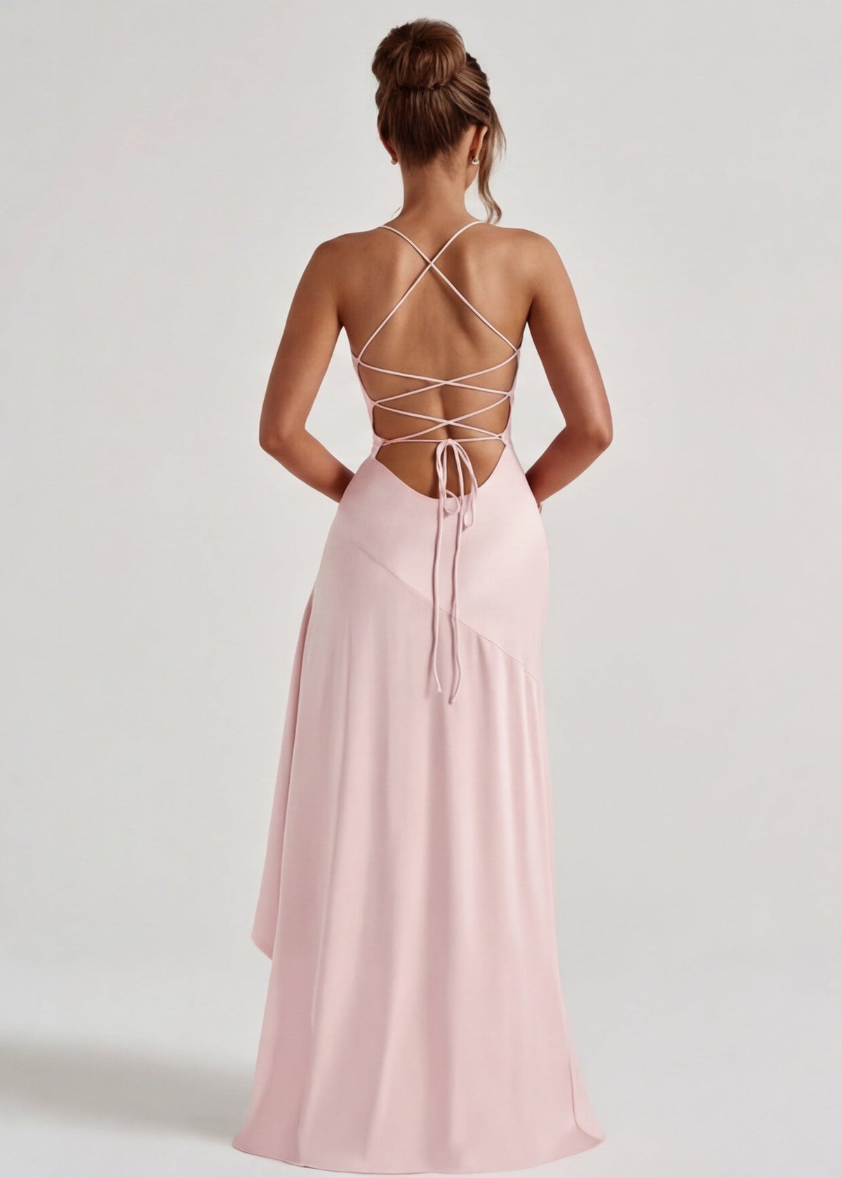 Aria | Vestido largo drapeado