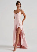 Aria | Vestido largo drapeado