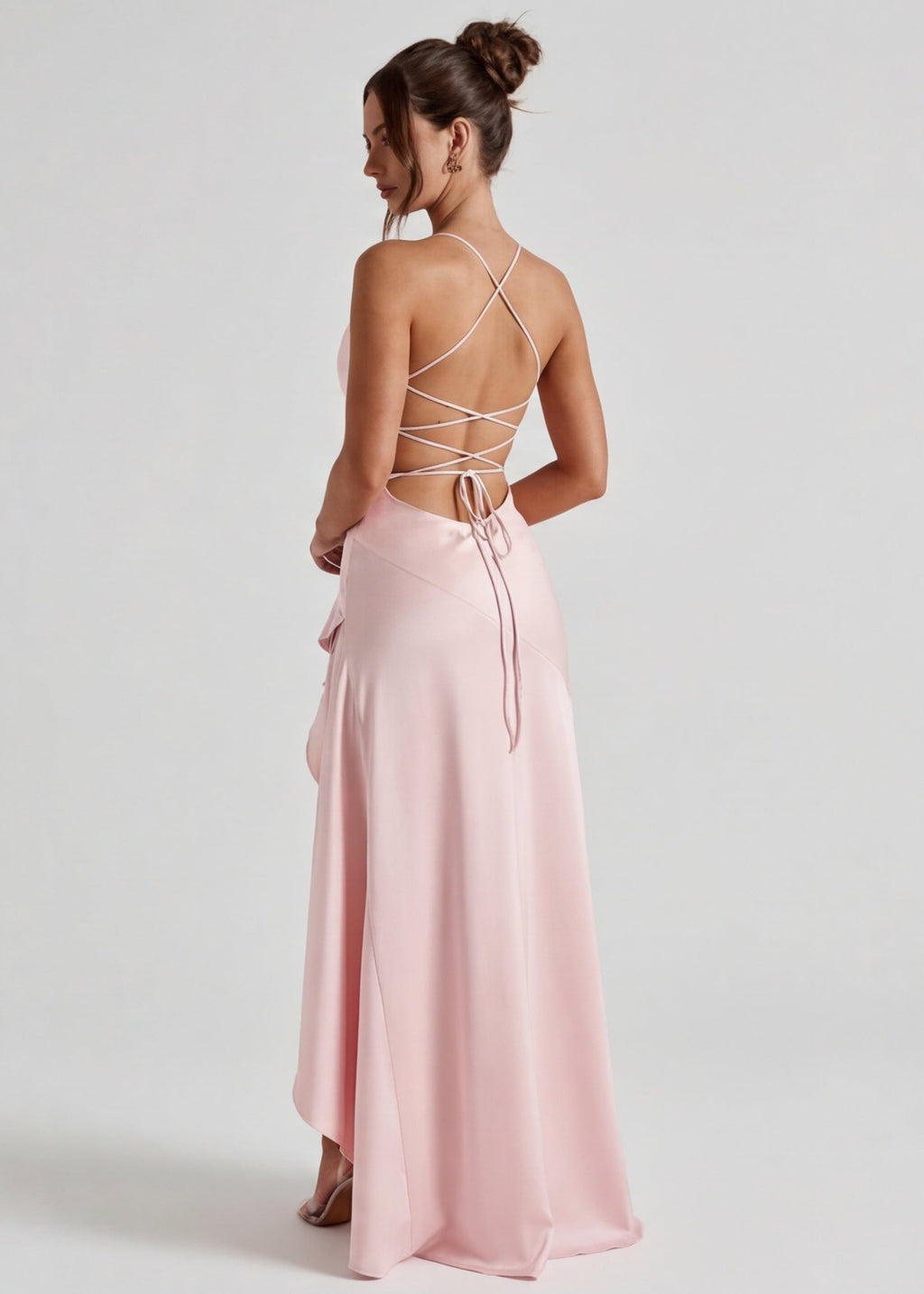 Aria | Vestido largo drapeado