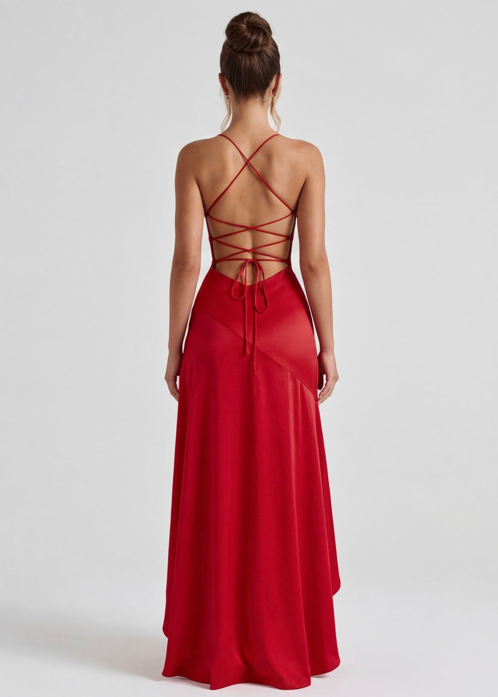 Aria | Vestido largo drapeado