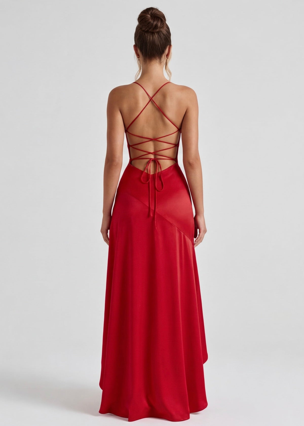 Aria | Vestido largo drapeado