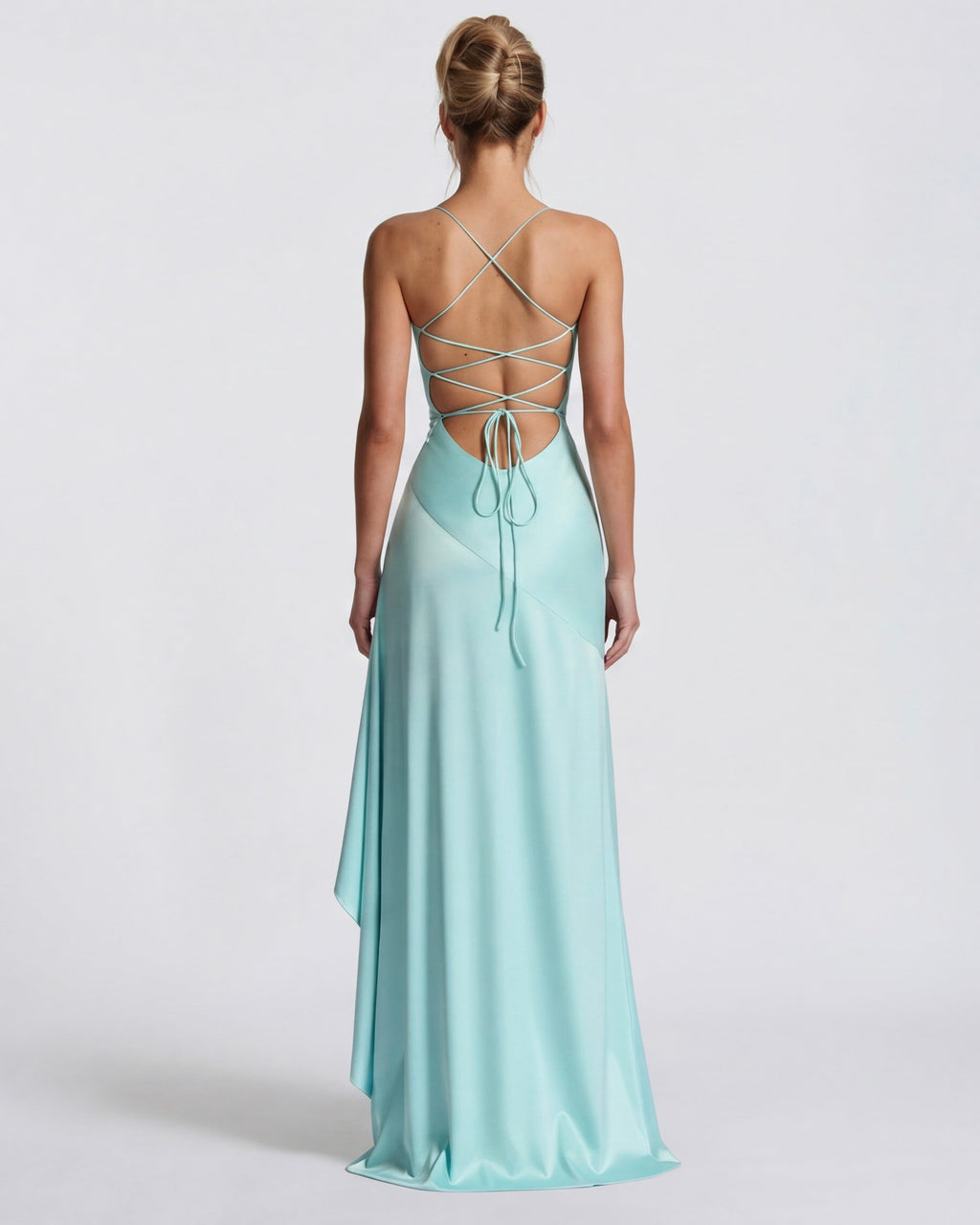 Aria | Vestido largo drapeado