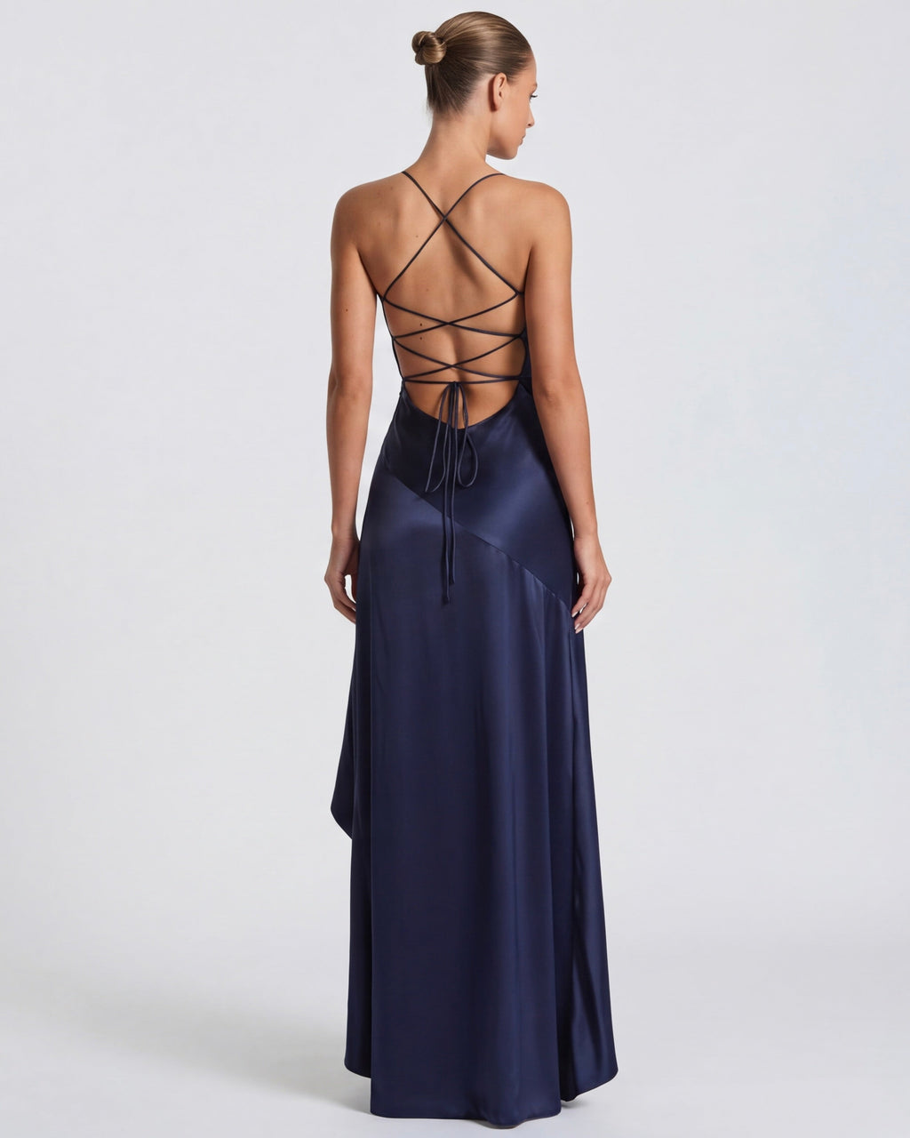 Aria | Vestido largo drapeado