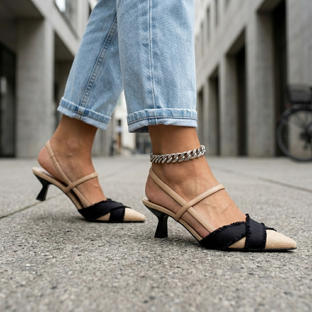 Donna | Tacones Bailarina Abiertos