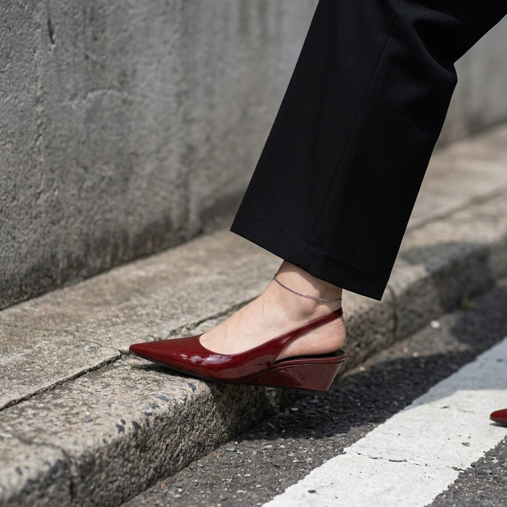 Elena | Elegantes Tacones de Cuña Destalonados