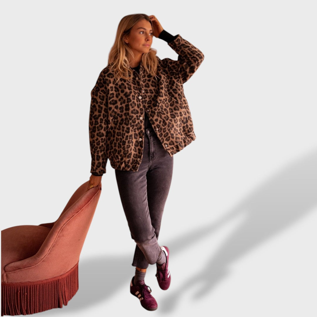 Charlene | Chaqueta de leopardo