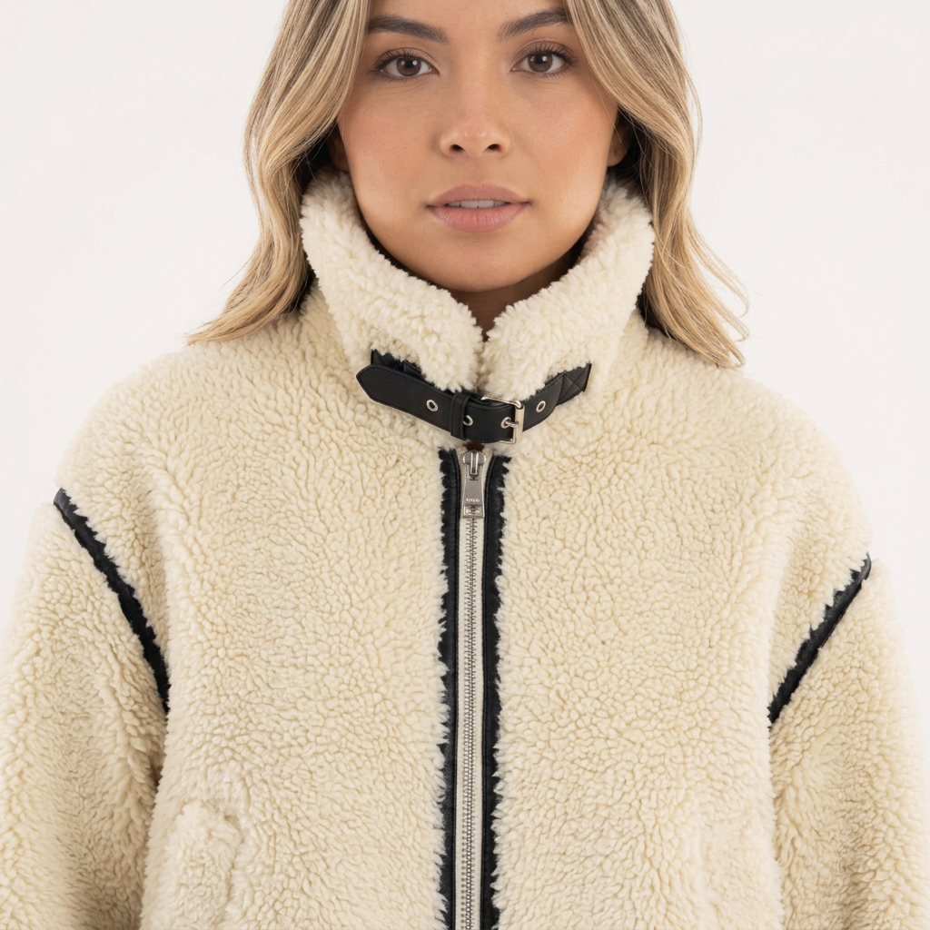 Chaqueta teddy elegante