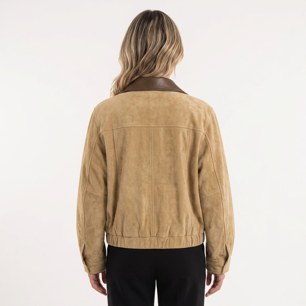 Chaqueta corta retro para mujer