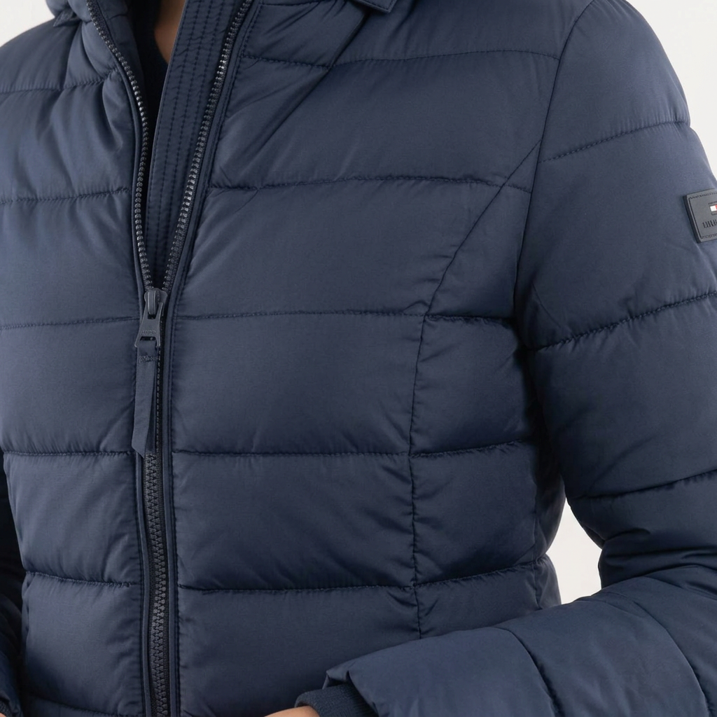 Chaqueta de invierno de plumón con capucha