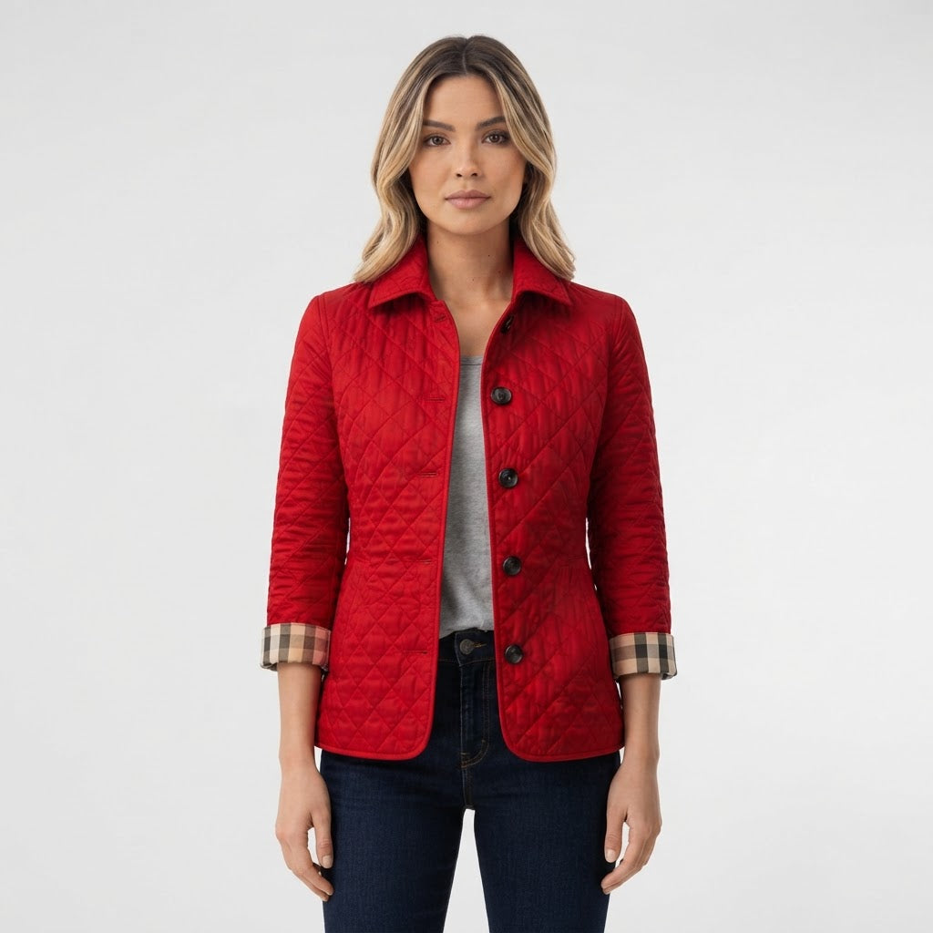 Chaqueta de entretiempo con cuello y botones