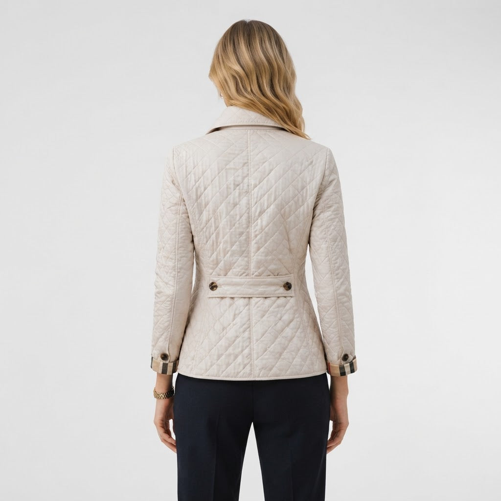 Chaqueta de entretiempo con cuello y botones