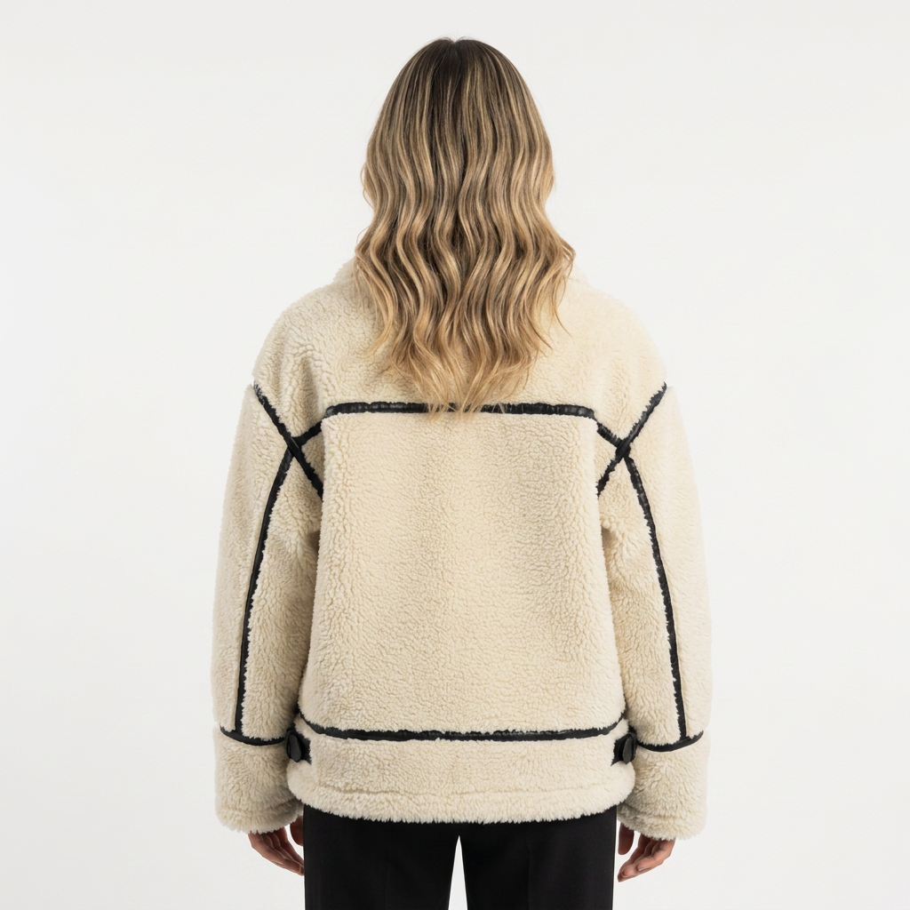 Chaqueta teddy elegante